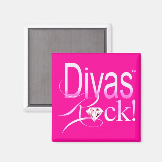 CHICAGO BLING - "Divas Rock!" Magneet (Voorkant / Achterkant)