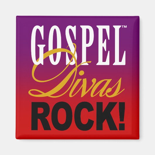 CHICAGO BLING - "Gospel Divas Rock!" Magneet (Voorkant)