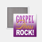 CHICAGO BLING - "Gospel Divas Rock!" Magneet (Voorkant / Achterkant)