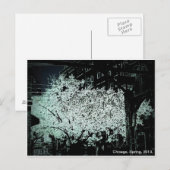 Chicago Blossom Abstract Briefkaart (Voorkant / Achterkant)