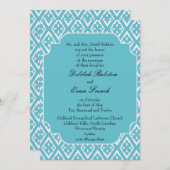 Chicago Blue - huwelijksuitnodigingen Kaart (Voorkant / Achterkant)