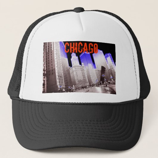 CHICAGO BLUE TRUCKER PET (Voorkant)