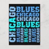 CHICAGO BLUES BRIEFKAART (Voorkant)
