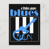 Chicago blues briefkaart (Voorkant)