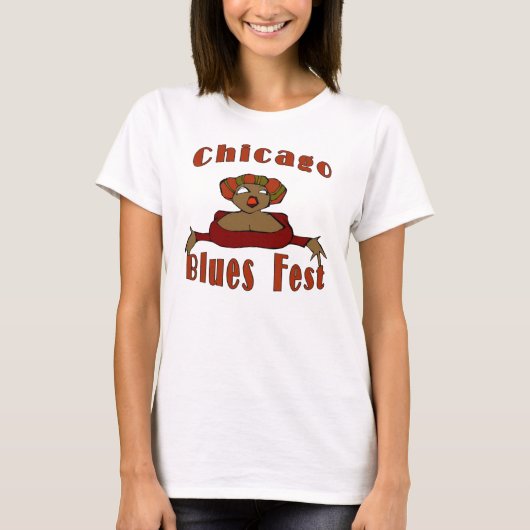 Chicago Blues Fest T-shirt (Voorkant)