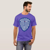 Chicago Blues Guitar Pick T-shirt (Voorkant volledig)