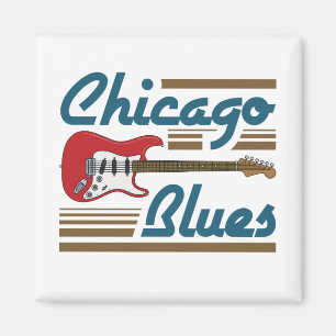 Chicago Blues Muziek Muzikant Gitaar Magneet