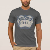 Chicago Blues Muziek  T-shirt Mannen Vrouwen Un (Voorkant)