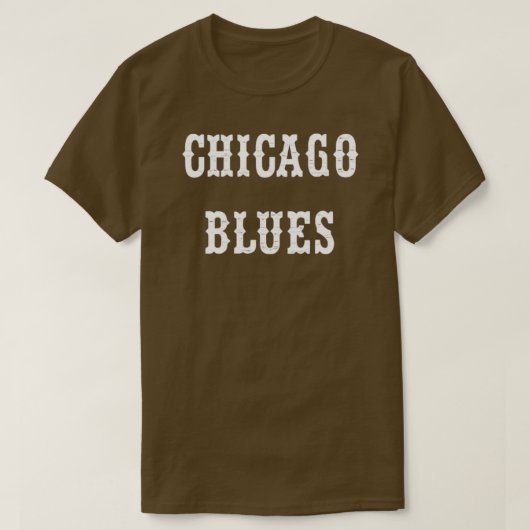 Chicago blues t-shirt (Design voorkant)
