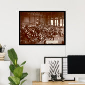 Chicago Board of Trade Foto 1900 Poster (Thuiskantoor)