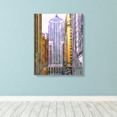 Chicago Board of Trade - Rechthoekige Canvas Kunst (Insitu (Houten vloer))