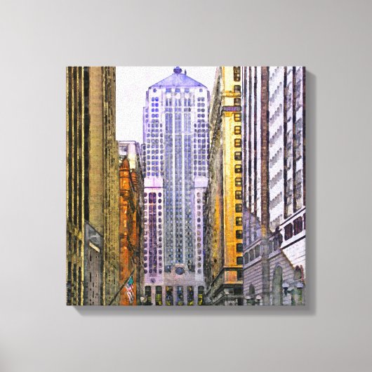 Chicago Board of Trade - Square Canvas Art Afdruk (Voorkant)