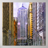 Chicago Board of Trade - Square Wall Art Poster (Voorkant)