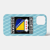 Chicago Bosniës-Amerikaans Case-Mate iPhone Case (Achterkant (horizontaal))