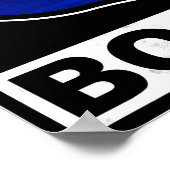 Chicago Bosniës-Amerikaans Poster (Hoek)