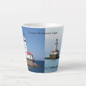 Chicago Breakwater Light 12 oz latte mok (Voorkant)