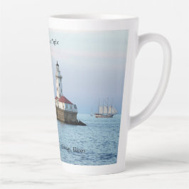 Chicago Breakwater Light 17 oz latte mok