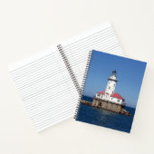 Chicago Breakwater Light notitieboek (Binnen)