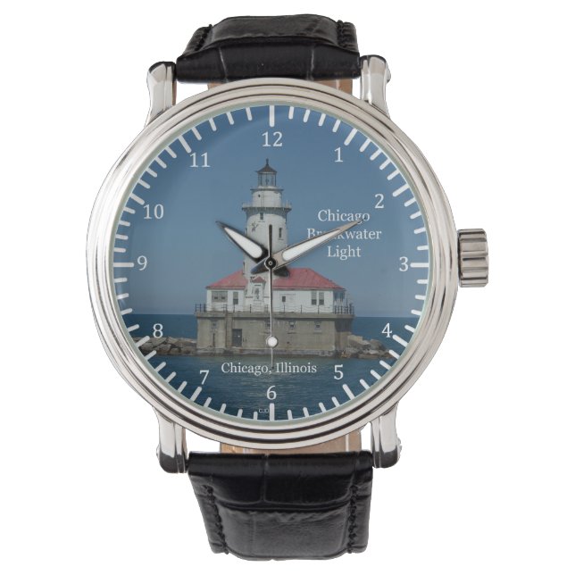 Chicago Breakwater Light watch Horloge (Voorkant)