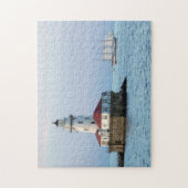 Chicago Breakwater Light & WIndy II Legpuzzel (Verticaal)