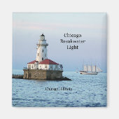 Chicago Breakwater Light & Windy II magnet (Voorkant)