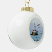 Chicago Breakwater Light & Windy II Ornament (Links)