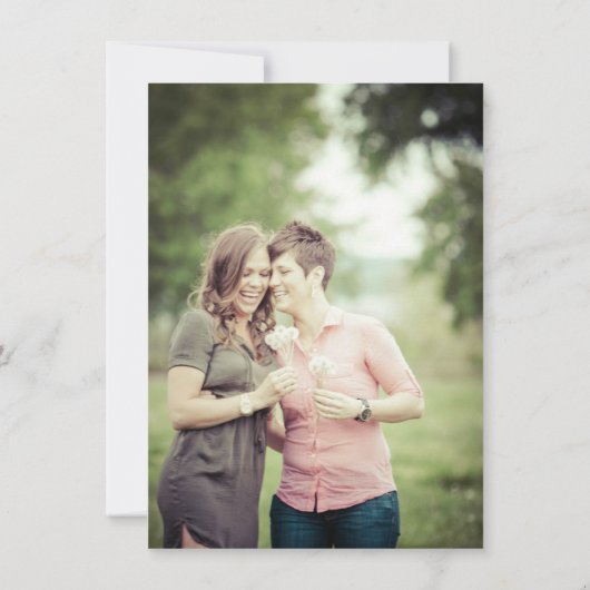 Chicago Brides Save The Date (Achterkant)