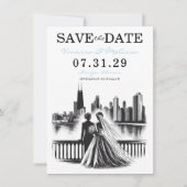 Chicago Brides Save The Date (Voorkant)