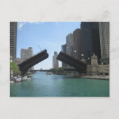 Chicago Bridge en River Briefkaart (Voorkant)