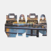 Chicago Bridges & Lichten Bedankdoosjes (Uitgevouwen)