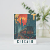  Chicago Briefkaart (Staand voorkant)