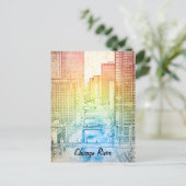 Chicago Briefkaart (Staand voorkant)