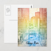 Chicago Briefkaart (Voorkant / Achterkant)