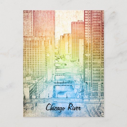 Chicago Briefkaart (Voorkant)