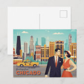 Chicago Briefkaart (Voorkant / Achterkant)