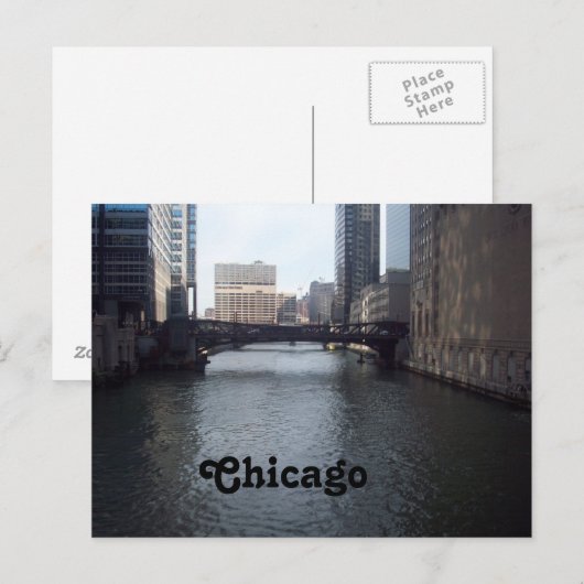 Chicago Briefkaart (Voorkant / Achterkant)