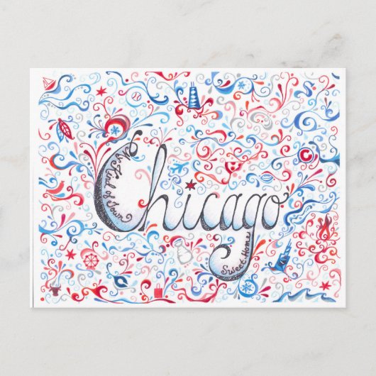 Chicago Briefkaart (Voorkant)