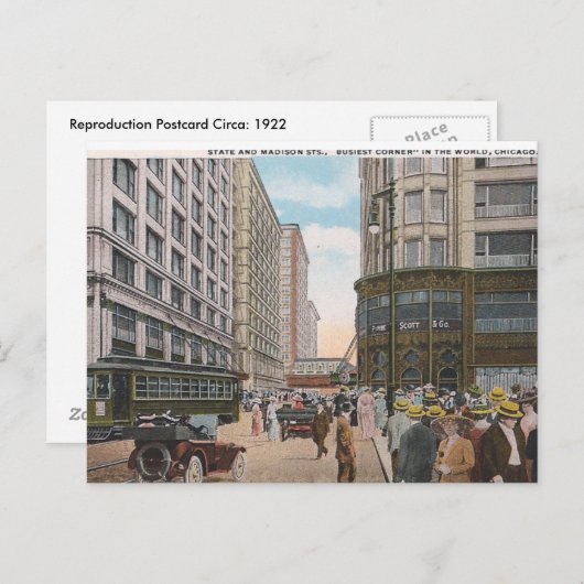  Chicago Briefkaart (Voorkant / Achterkant)