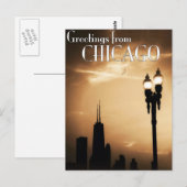 Chicago Briefkaart (Voorkant / Achterkant)
