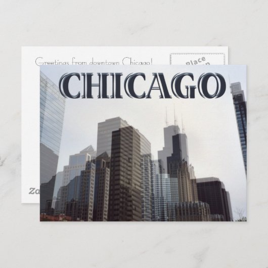 Chicago briefkaart (Voorkant / Achterkant)