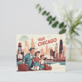 Chicago Briefkaart (Staand voorkant)