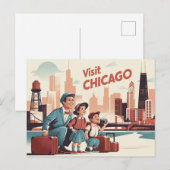 Chicago Briefkaart (Voorkant / Achterkant)