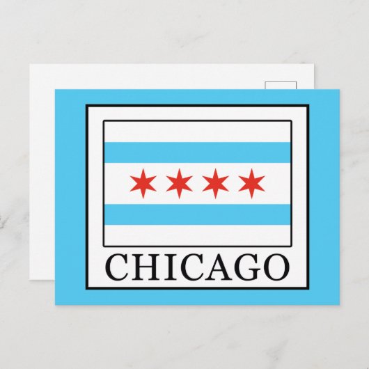 Chicago Briefkaart (Voorkant / Achterkant)