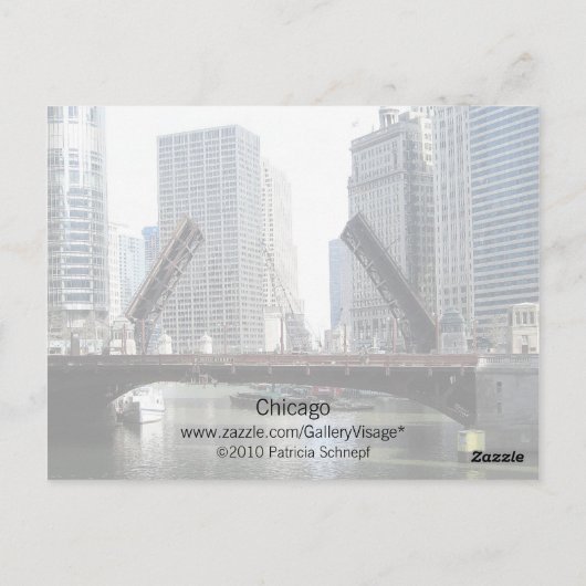 Chicago Briefkaart (Achterkant)