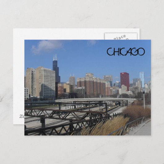 Chicago Briefkaart (Voorkant / Achterkant)