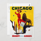 Chicago Briefkaart (Voorkant / Achterkant)