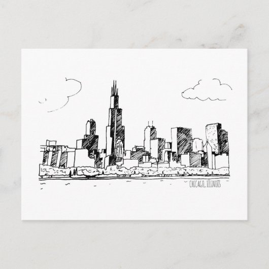 Chicago Briefkaart (Voorkant)