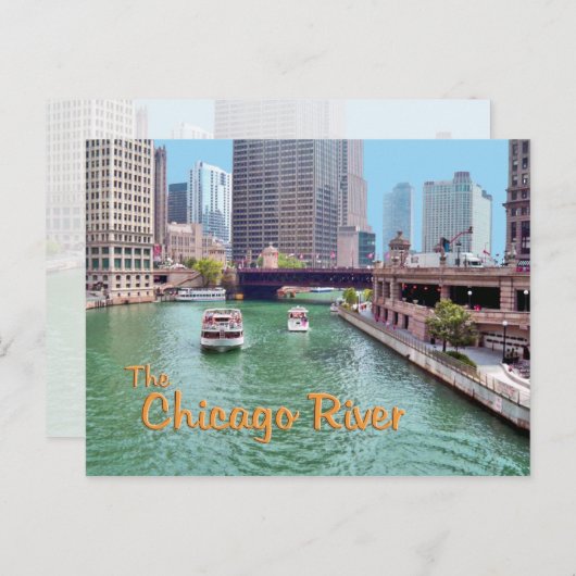 Chicago Briefkaart (Voorkant / Achterkant)