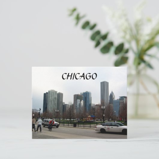 CHICAGO BRIEFKAART (Staand voorkant)