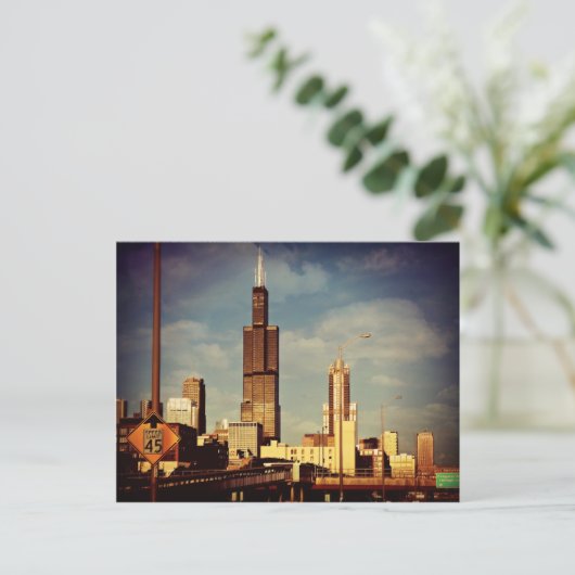 Chicago Briefkaart (Staand voorkant)